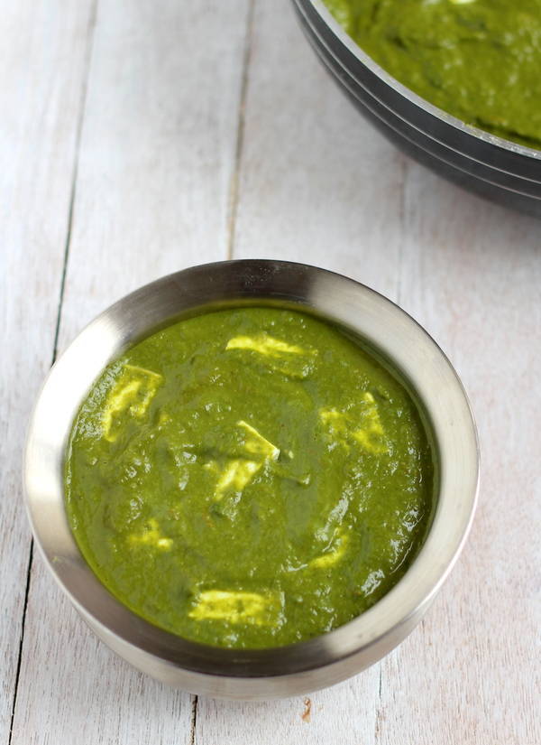 palak paneer sabji restaurant style