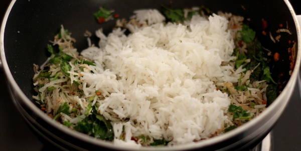 coconut rice recipe add boiled rice