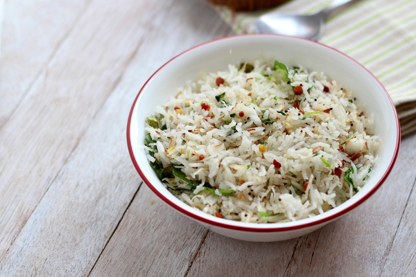 south indian coconut rice recipe step by step