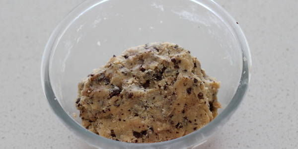 eggless Chocolate Chips Cookie dough is ready