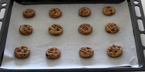 eggless Chocolate Chips Cookie ready to bake