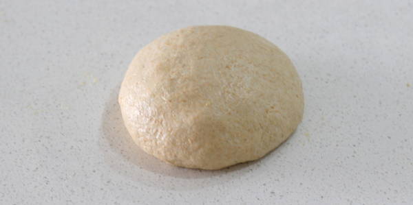eggless whole wheat bread dough is ready